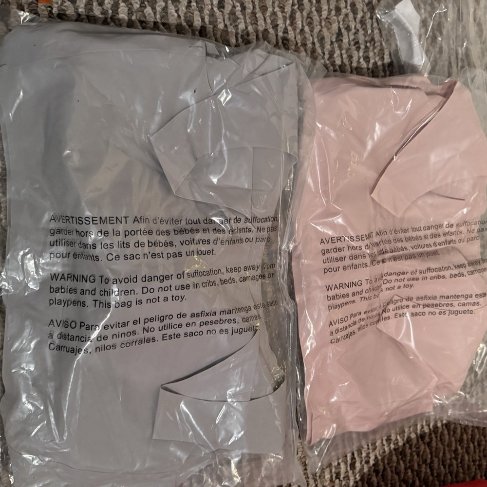 Rhonda Shear 2-pack Ahh Seamless Underwire Free Bra Pink/Gray NEW